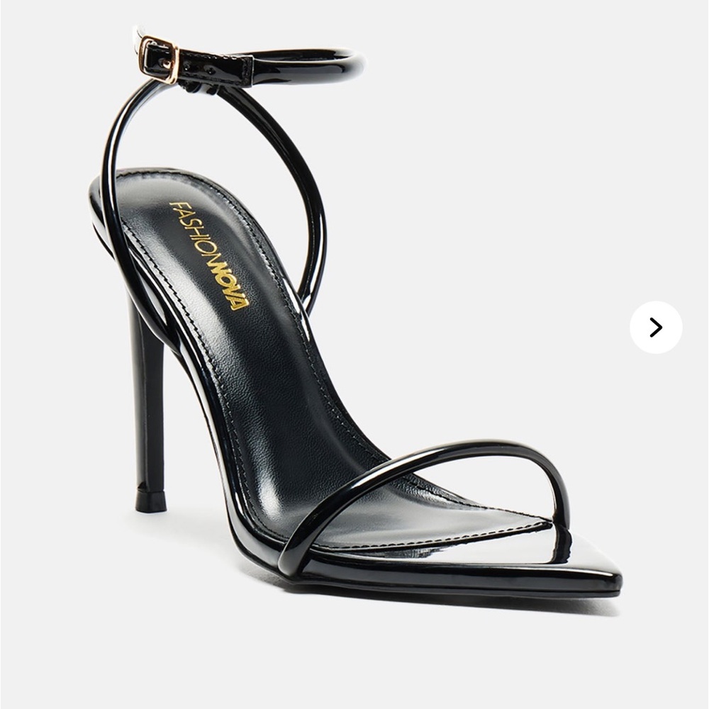 Black Strappy Heels